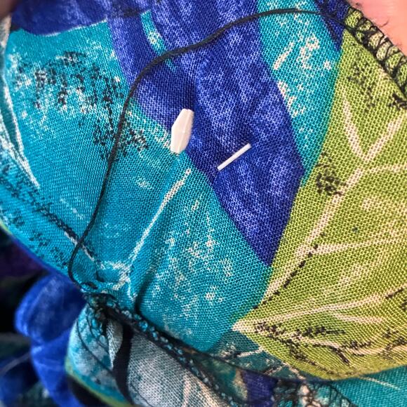 Vintage RJ Stevens Tropical Dress Women's 10 Paradise Beachy Resort Vacation - Picture 12 of 16